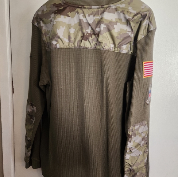 Men's Denver Broncos salute to service waffle henley - Picture 7 of 7